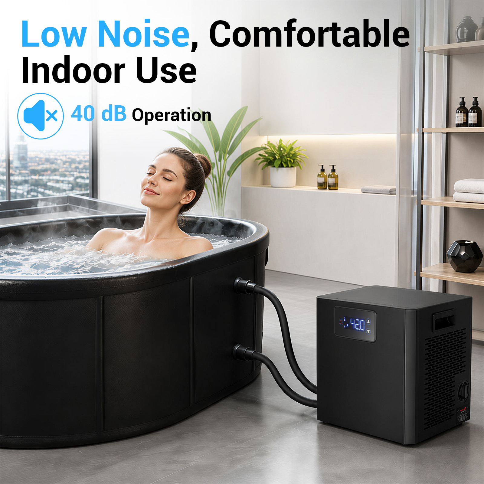 Medical Lab Kit - Oval Ice Bath Chiller & Cold