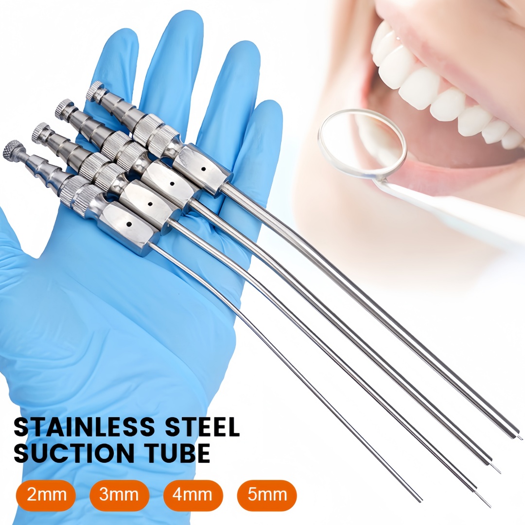 Medical Lab Youtube - 1PC Dental Medical Aspirator Stainless Steel