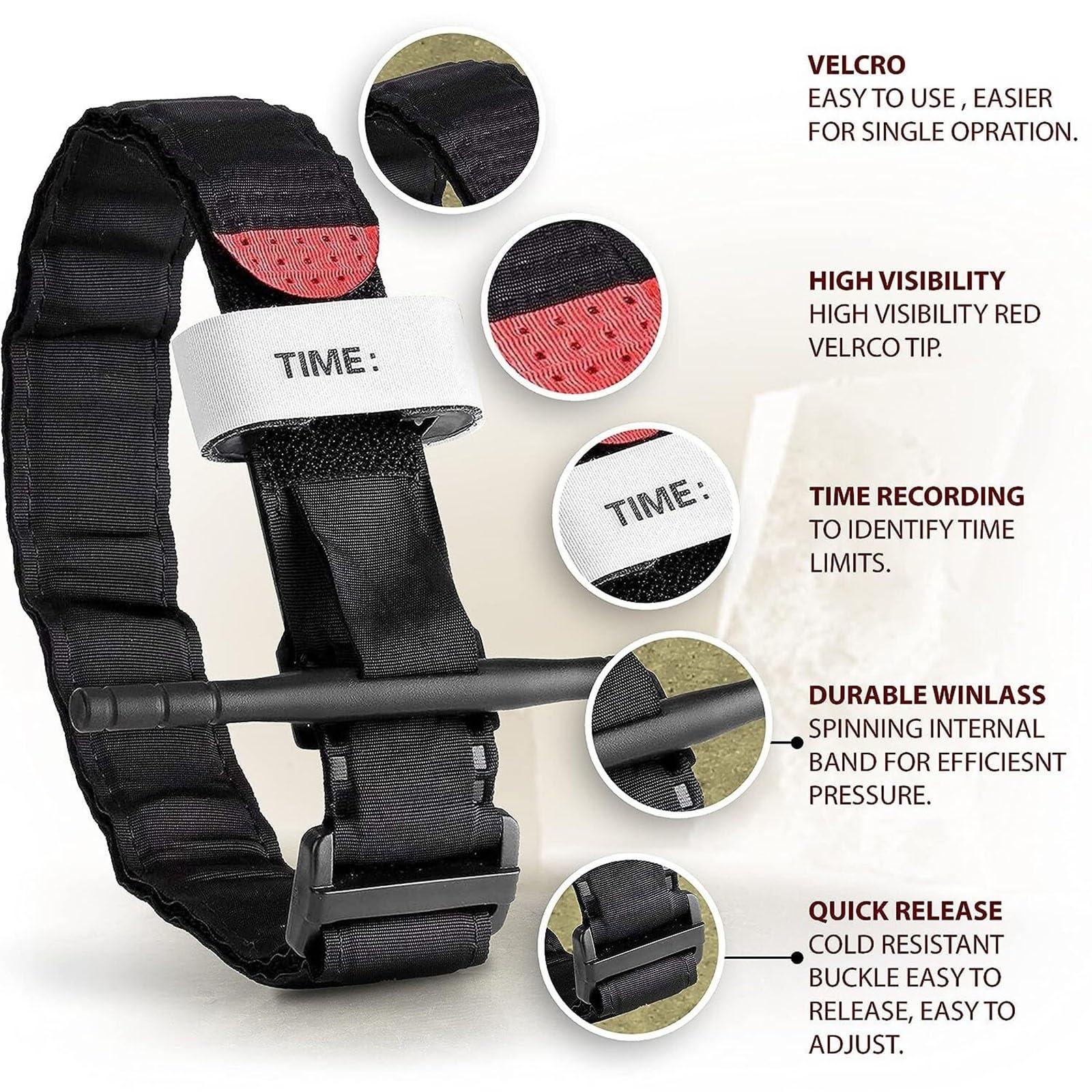 Medical Lab Kit - Tactical Tourniquet Emergency Emergency Strap Single
