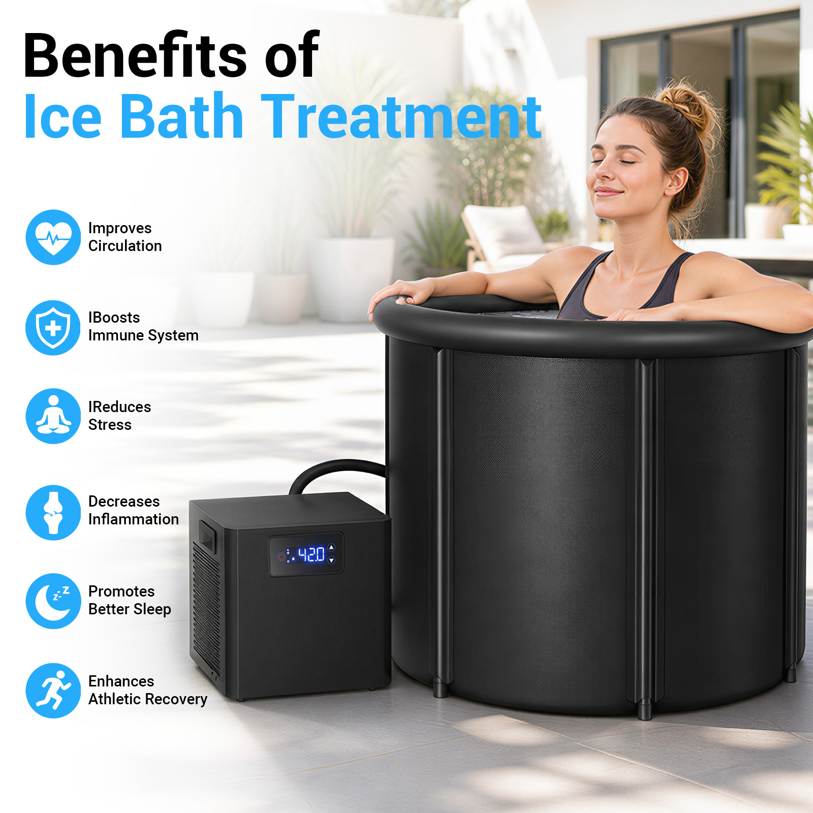 Oval Ice Bath Chiller & Cold P - огляд і ціна Medical Lab Kit