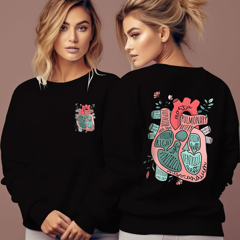 Anatomical Heart Flower Print  - огляд і ціна Medical Lab Technologist