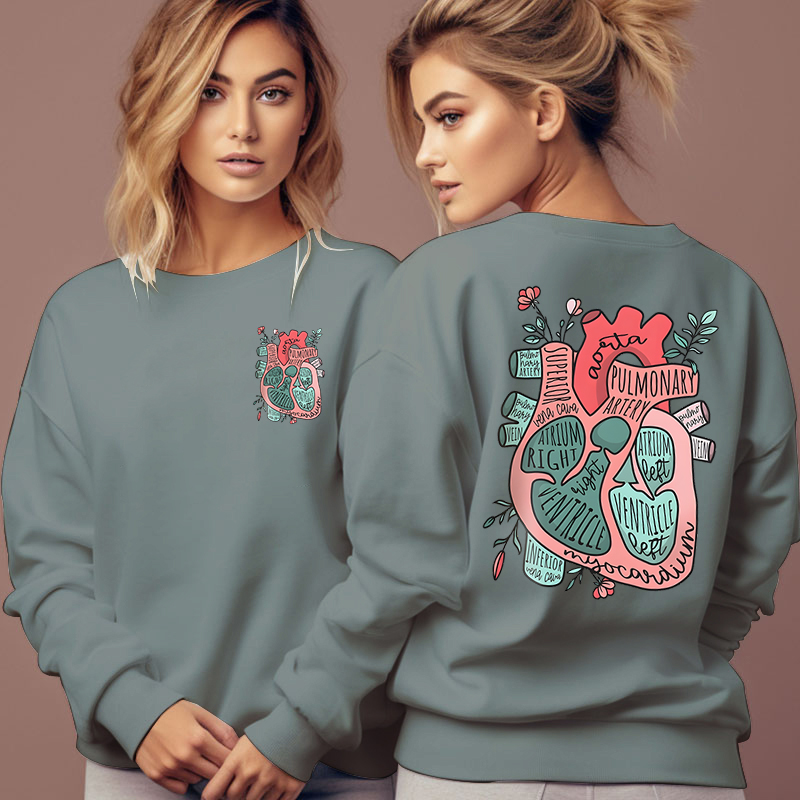 Anatomical Heart Flower Print  - огляд і ціна Medical Lab Technologist