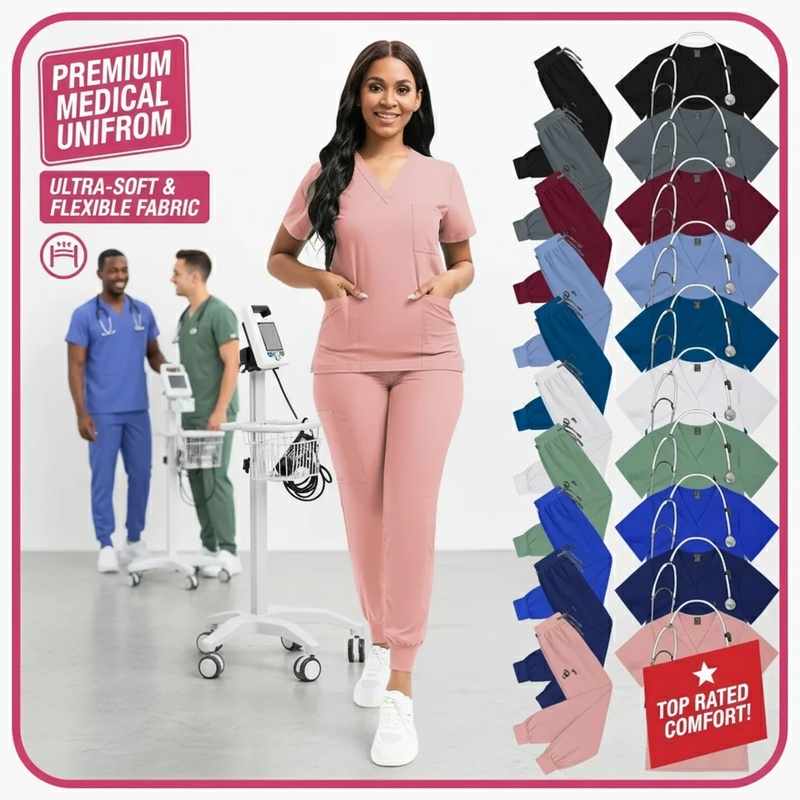 COSWomen Medical Scrubs Set Nu - огляд і ціна Medical Lab Units