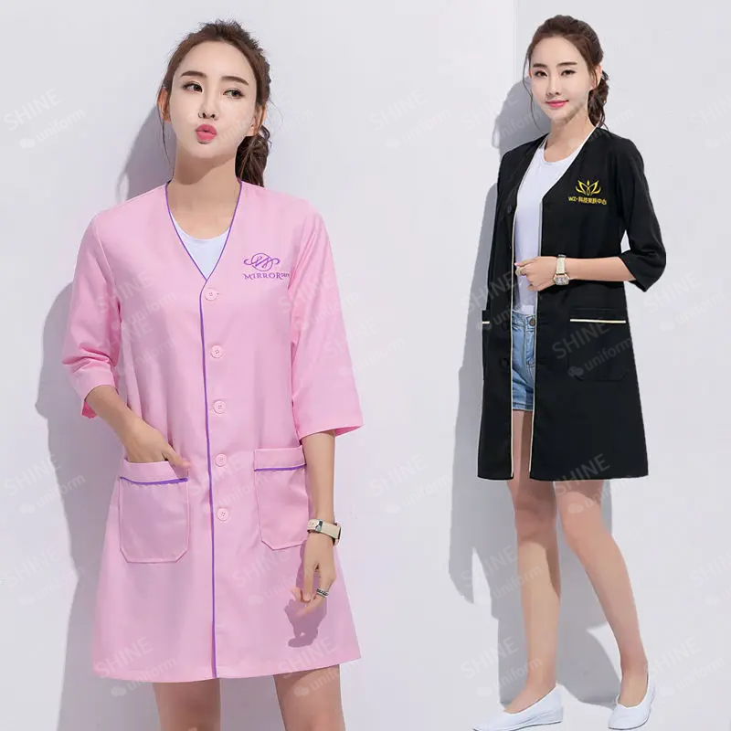 beauty uniform beautician Cust - огляд і ціна Medical Lab Management